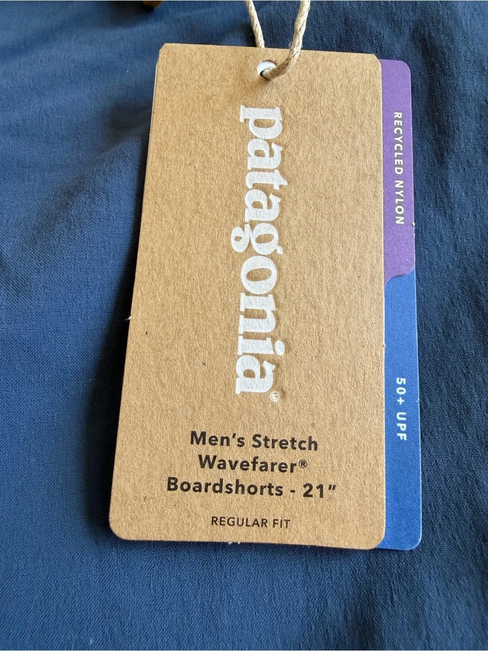 Patagonia Wavefarer Unlined Board Shorts Mens 36 Stone Blue New